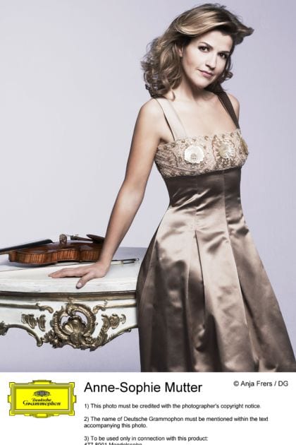 Anne-Sophie Mutter Violinistin Violine