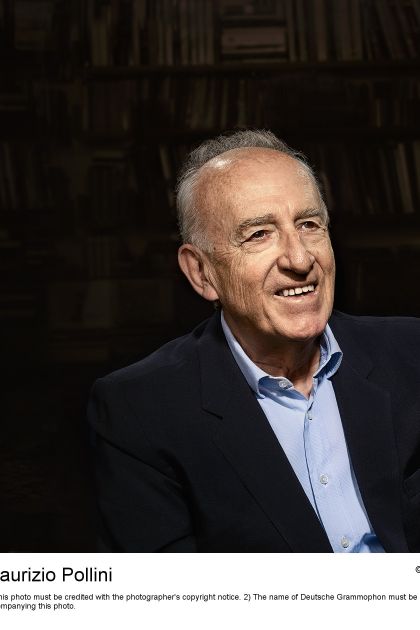 Piano player Maurizio Pollini