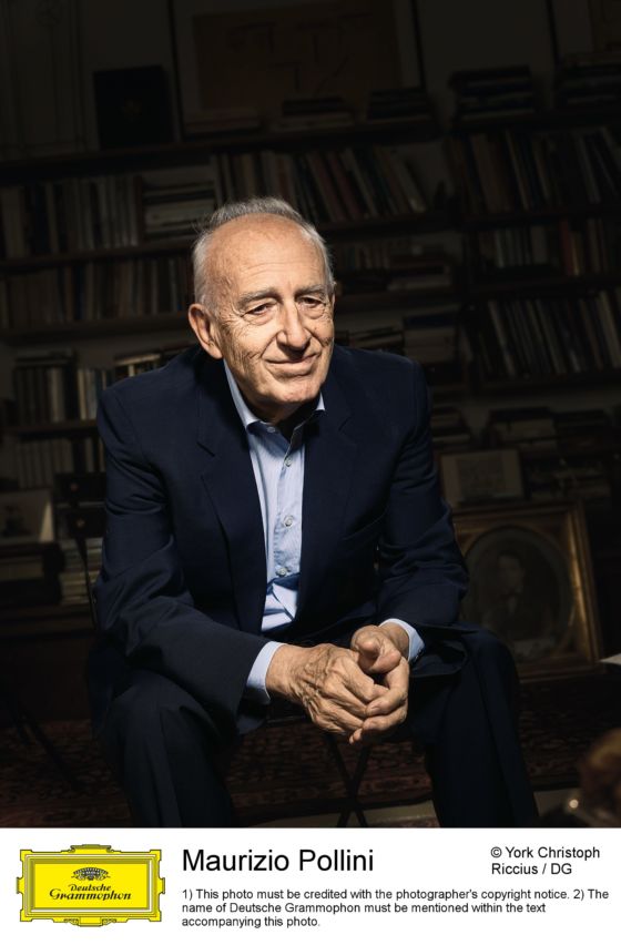 Piano player Maurizio Pollini