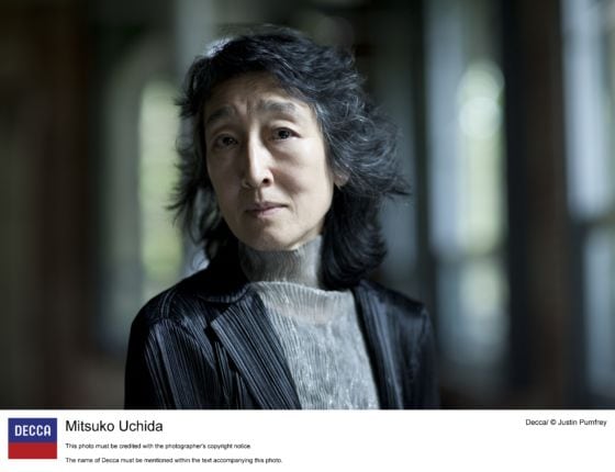 Pianistin Mitsuko Uchida Klavier