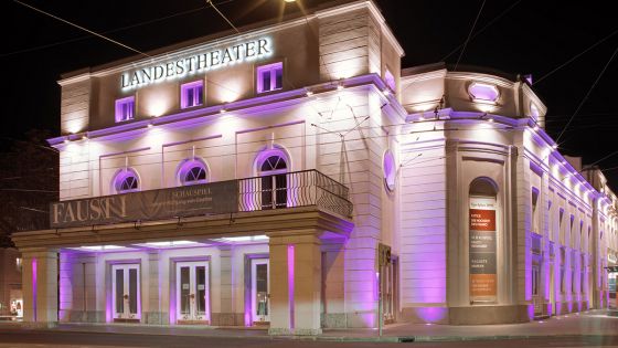 Salzburger Landestheater Nacht
