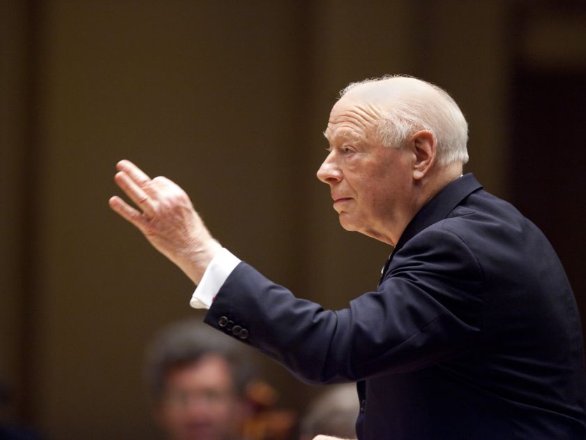 Conductor Bernard Haitink