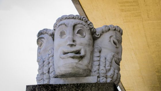 Salzburger Festspiele Maskensäule