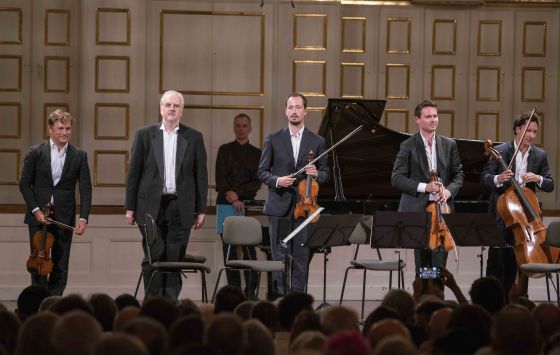 Kammerkonzert R. Capuçon · Chilemme · La Marca · Moreau · Angelich Salzburger Festspiele 2019 Guillaume Chilemme, Adrien La Marca, Nicholas Angelich, Renaud Capuçon, Edgar Moreau