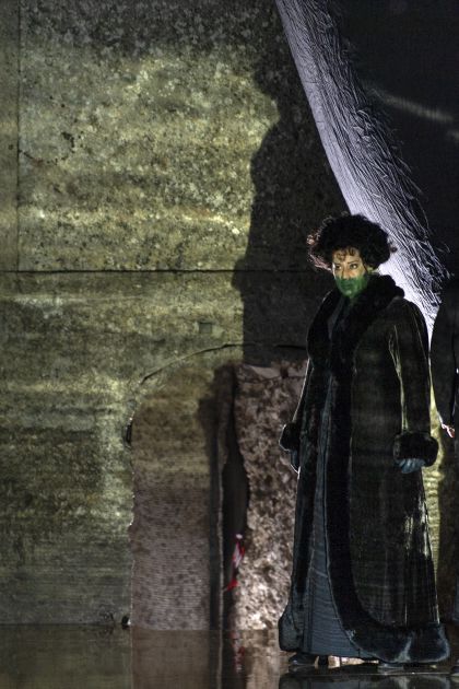 Salome Salzburger Festspiele 2019: Anna Maria Chiuri (Herodias), John Daszak (Herodes)