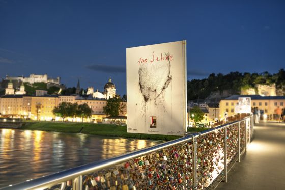 Jaume Plensa Poster Plakat Salzburger Festspiele