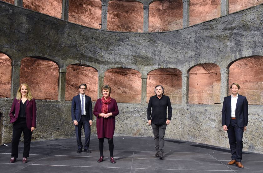 Helga Rabl-Stadler-Markus Hinterhäuser-Lukas Crepaz-Bettina Hering-Florian Wiegand