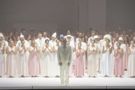 Don Giovanni 2021 · Final Applause: Mika Kares (Il Commendatore), Ensemble