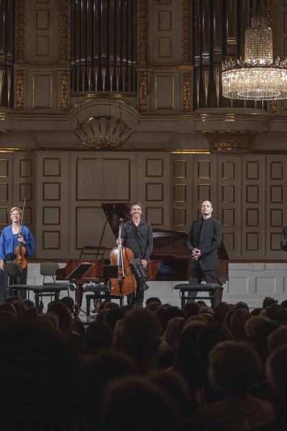 Kammerkonzert Faust Isabelle Faust Violine Jean-Guihen Queyras Violoncello Alexander Melnikov Klavier Antoine Tamestit Viola