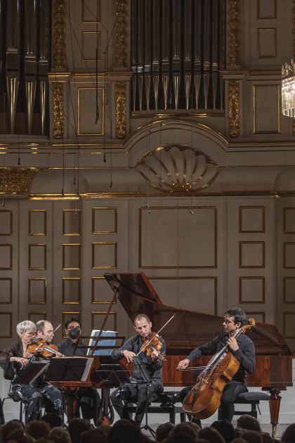 Chamber Concert Faust Isabelle Faust Violin Anne Katharina Schreiber Violin Alexander Melnikov Piano Antoine Tamestit Viola Jean-Guihen Queyras Violoncello