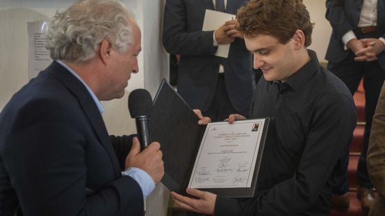 Joel Sandelson winner Herbert von Karajan Young Conductors Award.