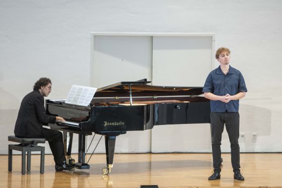 Öffentliche Meisterklasse Andrea del Bianco Klavier Tobias Hechler Countertenor
