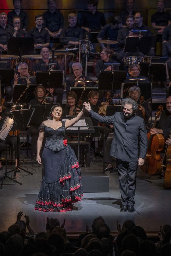 Galakonzert Carmencita and Friends Cecilia Bartoli Mezzosopran Gianluca Capuano Dirigent Würth Philharmoniker Les Musiciens du Prince Monaco Pfingstfestspiele