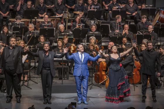 Gala Concert Carmencita and Friends Nicola Alaimo Baritone Ildebrando DArcangelo Bass John Osborn Tenor Cecilia Bartoli Mezzo soprano Gianluca Capuano Conductor Würth Philharmoniker Les Musiciens du Prince Monaco Whitsun Festival