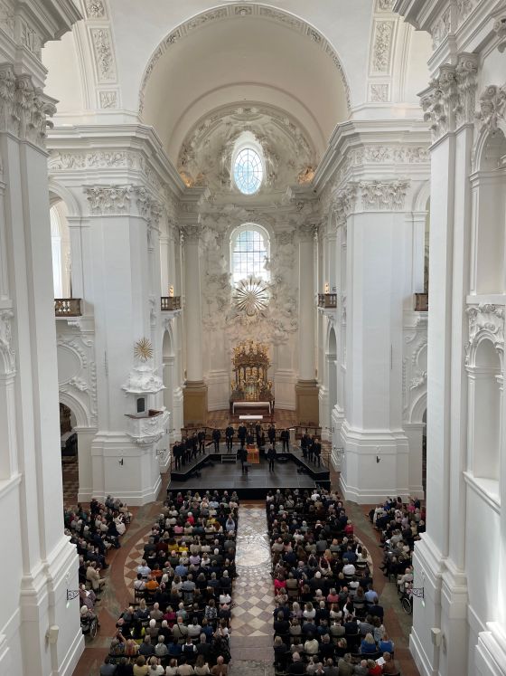 Sacred Concert El siglo de oro whitsun festival Salzburg Ensemble Soloists Jordi Savall Conductor in Kollegienkirche