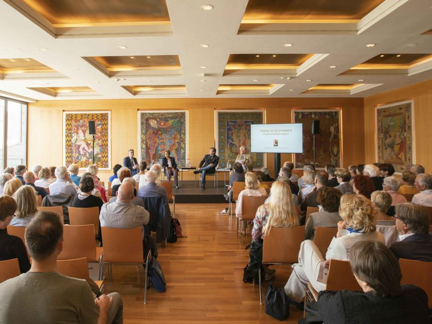 Panel discussion Heavenly Voices Bernhard Richter Corinna Herr Jochen Kowalski Jürgen Kesting Salzburg Festival