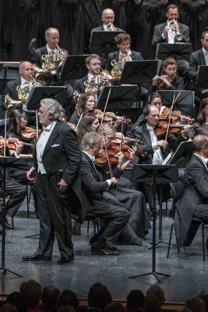 Luisa Miller Salzburger Festspiele 2019: Piotr Beczala (Rodolfo), Plácido Domingo (Miller), Nino Machaidze (Luisa), Mozarteumorchester Salzburg
