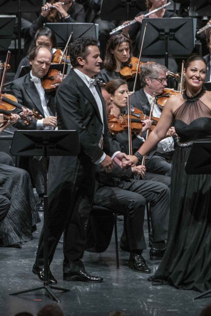 Luisa Miller Salzburger Festspiele 2019: Piotr Beczala (Rodolfo), Nino Machaidze (Luisa), Mozarteumorchester Salzburg
