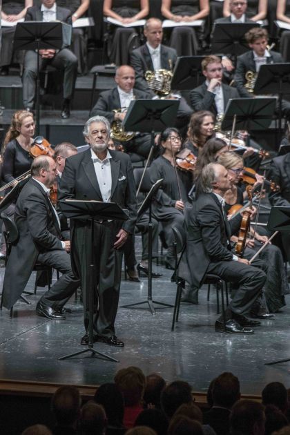 Luisa Miller Salzburger Festspiele 2019: Plácido Domingo (Miller), Mozarteumorchester Salzburg