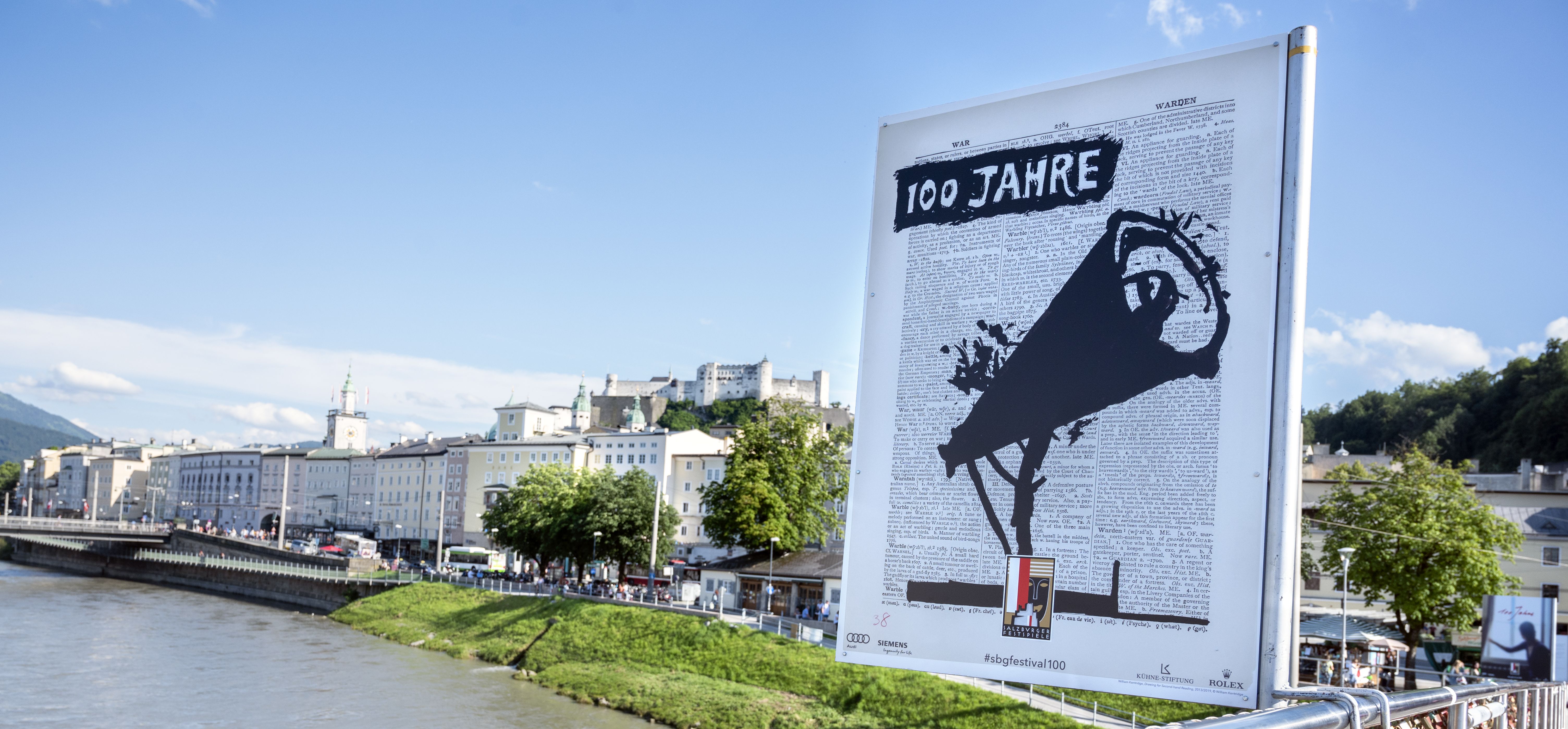 100 Jahre Salzburger Festspiele William Kentrdige Poster