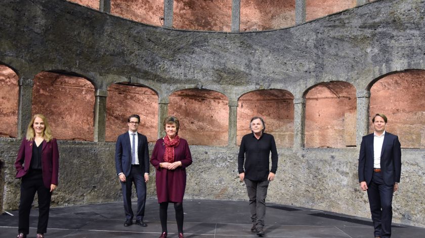 Helga Rabl-Stadler-Markus Hinterhäuser-Lukas Crepaz-Bettina Hering-Florian Wiegand