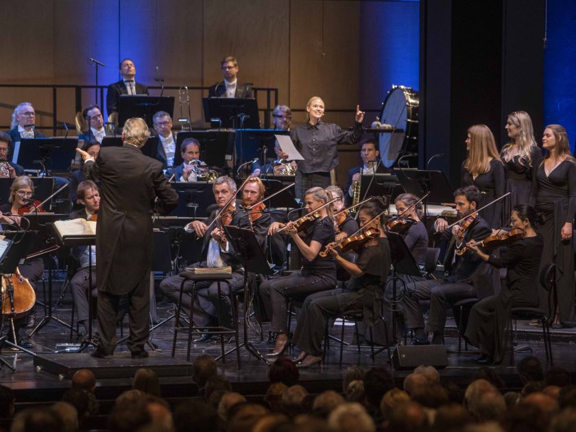 Camerata Salzburg John Eliot Gardiner Dirigent Mavie Hörbiger Sprecherin Monteverdi Choir