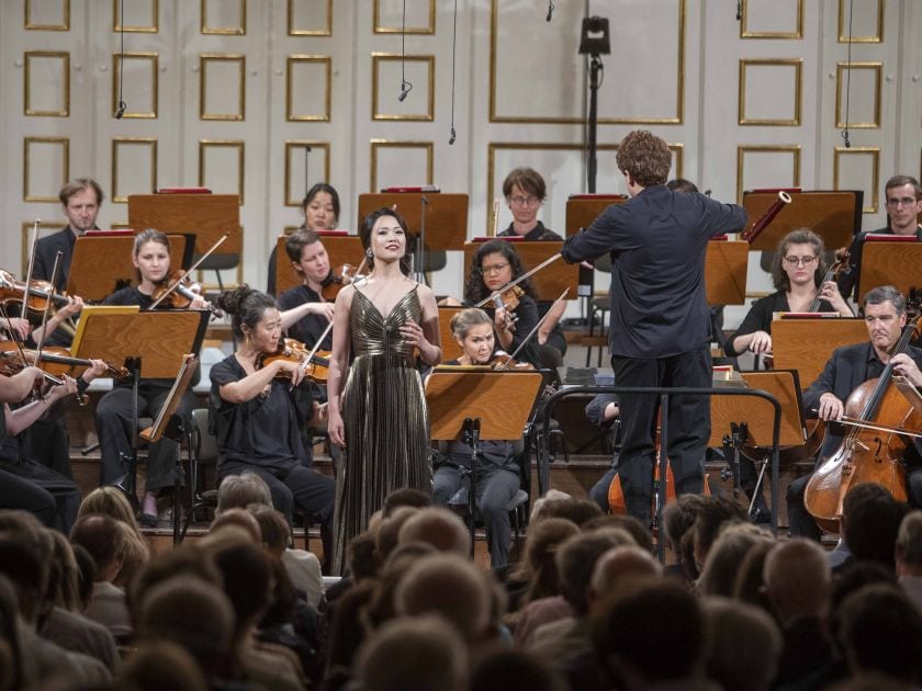 YCA Award Concert Joel Sandelson Dirigent Ikumi Nakagawa Sopran Camerata Salzburg