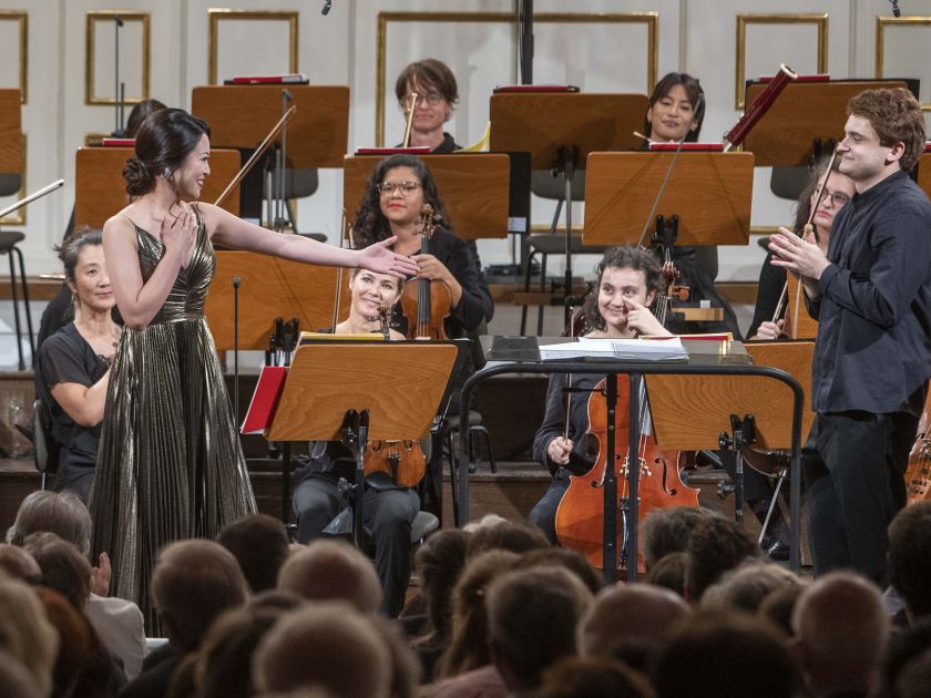 YCA Award Concert Joel Sandelson Conductor Ikumi Nakagawa Soprano Camerata Salzburg