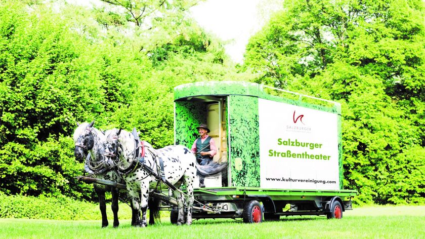 Salzburger Straßentheater Wagen