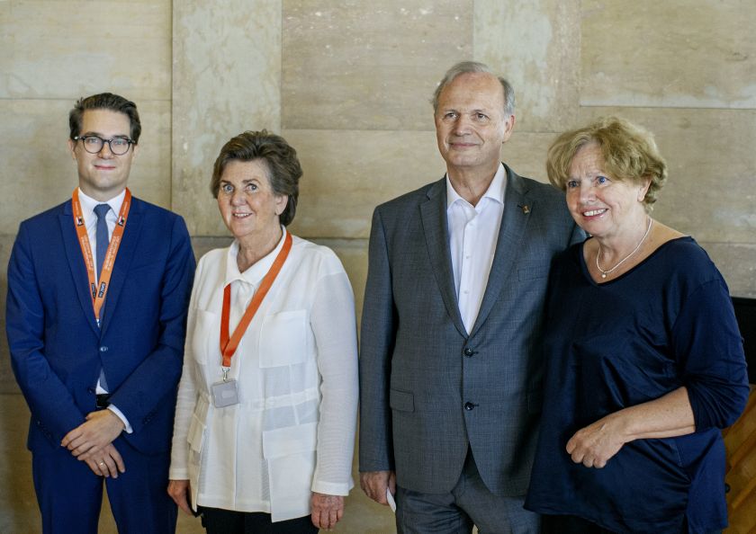 Lukas Crepaz Helga Rabl-Stadler Josef Schlömicher-Thier mit seiner Frau Luise