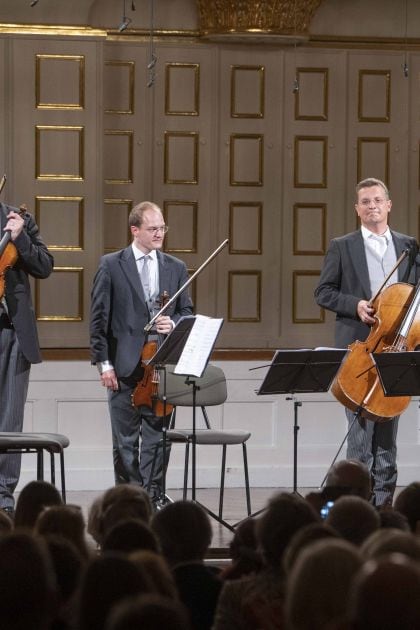 Kammerkonzert Wiener Philharmoniker Elmar Landerer Viola Holger Tautscher-Groh Violine Tilman Kühn Viola Bruckner Wolfgang Härtel Violoncello Volkhard Steude Violine