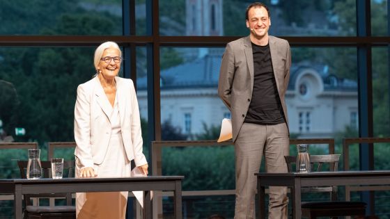 Lesung zu Manifesten aus Kunst und Kultur Hildegard Schmahl Marcel Kohler
