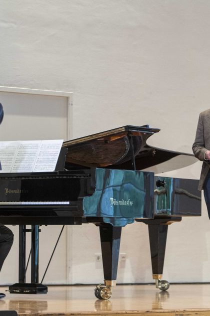 Öffentliche Meisterklasse Malcolm Martineau Gabriel Rollinson Bassbariton