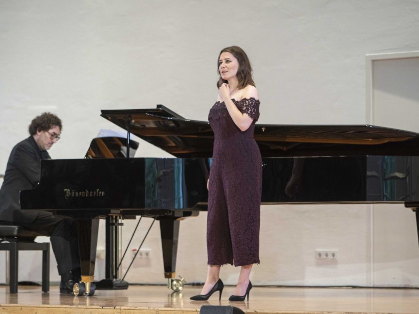 Öffentliche Meisterklasse Andrea del Bianco Klavier Verity Wingate Sopran