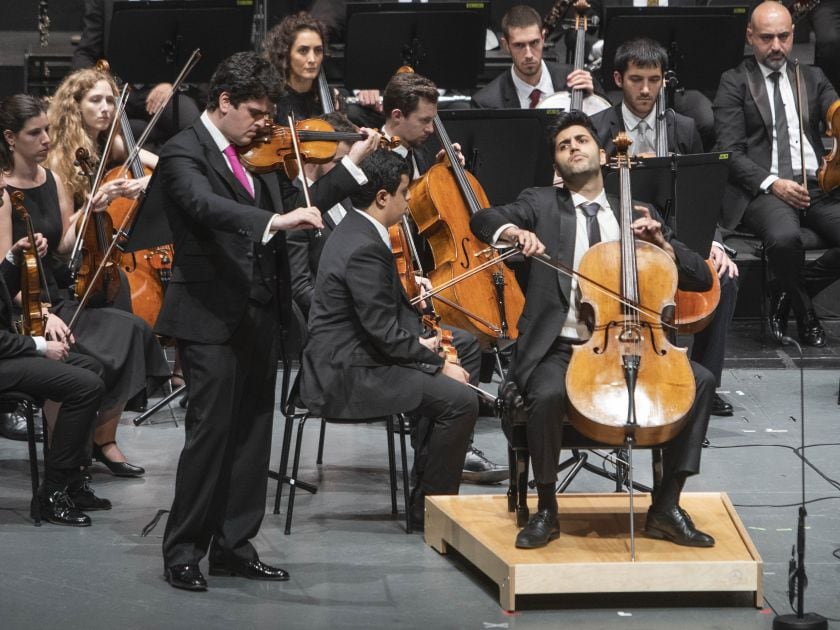 Michael Barenboim Violine Kian Soltani Violoncello West-Eastern Divan Orchestra