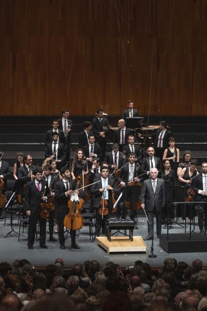 Michael Barenboim Violine Kian Soltani Violoncello Daniel Barenboim Dirigent West-Eastern Divan Orchestra